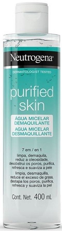 Água Micelar Purified Skin Neutrogena  400ml