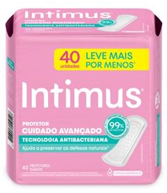 Preço Especial Absorvente Protetor Diário Intimus Days Suave Antibacteriano 40  UN