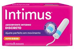 Absorvente Interno Intimus Tamanho Super 8  UN