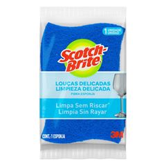 Esponja Scotch Brite Super Não Risca Azul