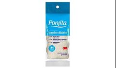 Esponja Para Banho 3M Ponjita Cores Azul