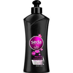 Creme Para Pentear Seda Pretos Luminosos 300 ML