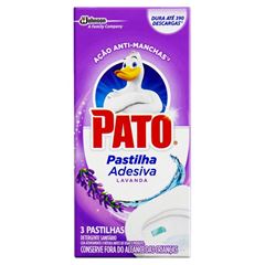 Pastilha Sanitária Pato Adesiva Lavanda Com 3  UN
