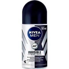 Desodorante Roll-On Nivea Masculino Black & White Invisible