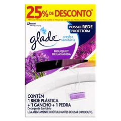 Preço Especial Pedra Sanitária Glade Lavanda 25% Grátis