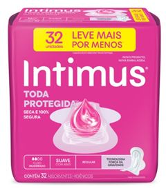 Absorvente Intimus Gel Com Abas Normal Suave 32  UN