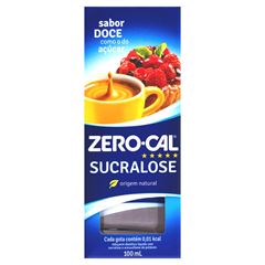 Adoçante Zero Cal Líquido Sucralose Com 1 Unidade