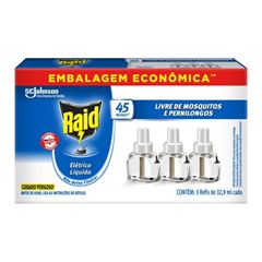 Preço Especial Raid Elétrico Leve Família 45 Noites 3 Refis 32,9 ML