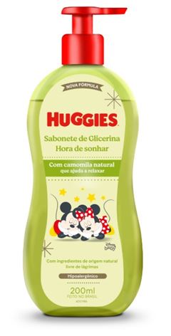 Sabonete Líquido Infantil Huggies Chá De Camomila 200 ML