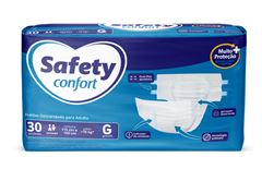 Fralda Descartável Geriátrica Safety Econômica Tamanho G 30  UN
