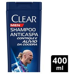 Shampoo Clear Men Controle e Alívio da Coceira