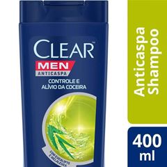 Shampoo Clear Men Controle e Alívio da Coceira