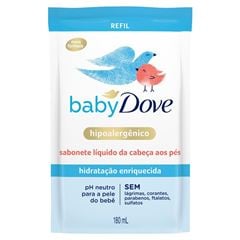 Sabonete Líquido Infantil Baby Dove Hidratação Enriquecida Refil