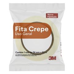 Fita Crepe 3M 24 Milímetros Por 50 Metros