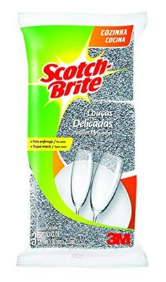 Esponja Scotch Brite Prateada Com 3  UN