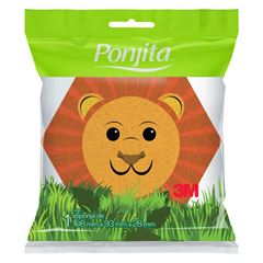 Esponja Para Banho 3M Ponjita Kids Bichos