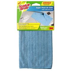 Super Pano Scotch Brite Limpeza De Chão Azul