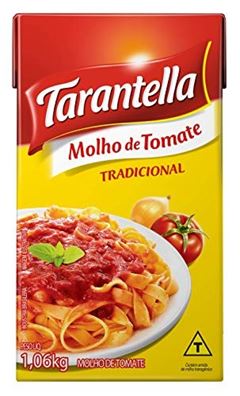 Molho De Tomate Arisco Tarantella Peneirado Embalagem Tetra Pak 1,06 Quilogramas