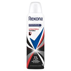Desodorante Aerossol Rexona Feminino Antibacteriano Invisible