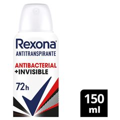 Desodorante Aerossol Rexona Feminino Antibacteriano Invisible