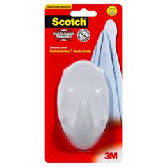 Gancho Plástico Grande Scotch Com 1 Unidade