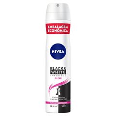 Desodorante Aerossol Nivea Feminino Invisible Black & White Clear Edição Promocional