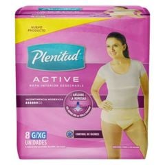Roupa Íntima Descartável Plenitud A Mulher G/XG 8 Unidades