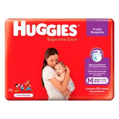 Fralda Descartável Huggies Roupinha Supreme Jumbinho Tamanho M  22  UN