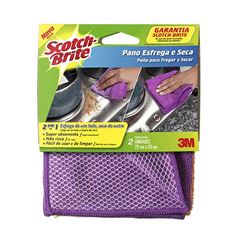 Super Pano Esfrega E Seca Com 2  UN Scotch Brite