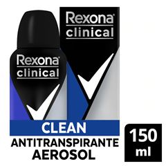 Desodorante Aerosol Rexona Clinical M Clean 150ml