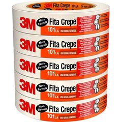 Fita Crepe New 3M 24 Milímetros Por 50 Metros Com 5  UN