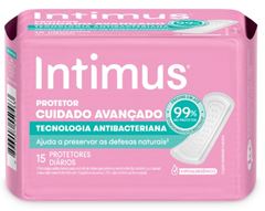 Absorvente Protetor Diário Intimus Days Suave Antibacteriano com 15  UN
