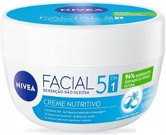 Creme Nivea Facial Nutritivo 100 Gramas Embalagem Azul