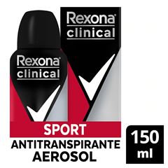 Desodorante Aerosol Rexona Clinical M Sport 150ml