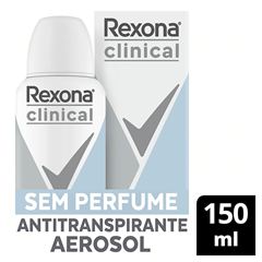 Desodorante Aerosol Rexona Clinical Feminino Sem Perfume 150ml