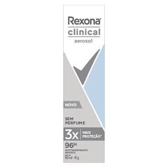 Desodorante Aerosol Rexona Clinical Feminino Sem Perfume 150ml