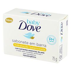 Sabonete Infantil Baby Dove Hidratante Balanceada 75g