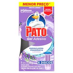 Preço Pato Gel Adesivo Lavanda Refil Menor 6 Discos