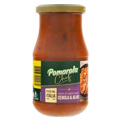Molho Pomarola Cebola E Alho Embalagem De Vidro