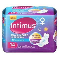 Absorvente Intimus Dia E Noite Ultrafino Com Abas 14  UN