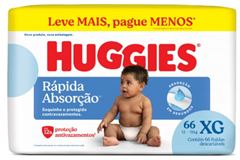 Fralda Descartável Huggies Tripla Proteção Hiper Tamanho XG 66  UN