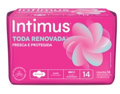 Absorvente Intimus Ultrafino Com Abas Antibacteriano 14  UN