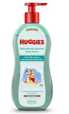 Sabonete Líquido Infantil Huggies Extra Suave 600 ML