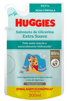 Sabonete Líquido Infantil Huggies Extra Suave Refil 200 ML