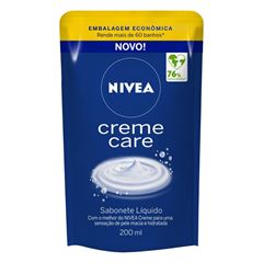 Sabonete Líquido Nivea Creme Care Refil 200 ML