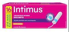 Absorvente Intimus Interno Super Leve 16 Pague 15 16 Unidades