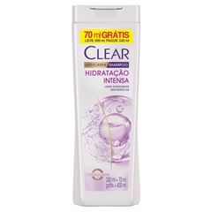 Shampoo Clear Hidratação Intensa Leve Mais Pague Menos 400 ML