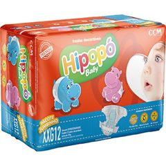 Fralda Descartável Hipopó Baby Jumbinho Tamanho Super EG