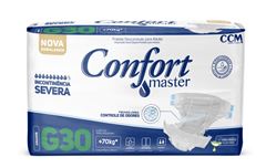 Fralda Descartável Geriátrica Confort Master Econômica Tamanho Grande