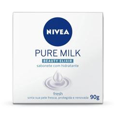 Sabonete Nivea Hidratante Pure Milk Fresh